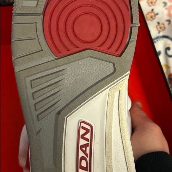 Air jordan 3 retro cardinal red - Picture 5 of 6